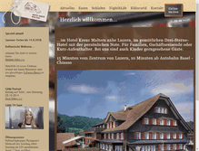 Tablet Screenshot of kreuz-malters.ch